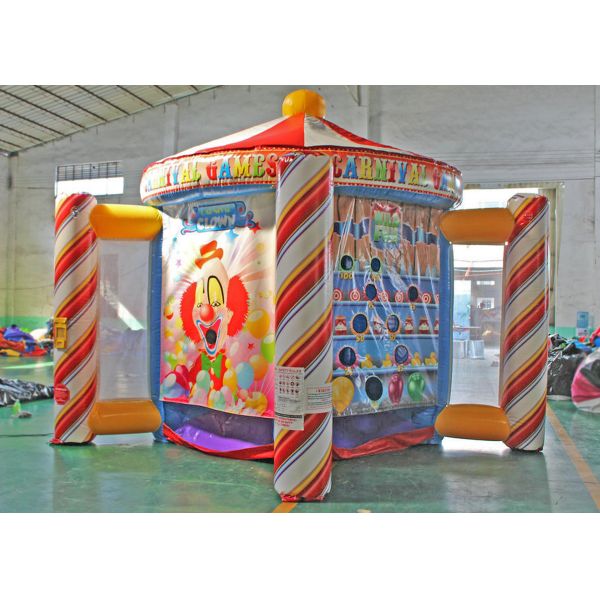 Colorful Sports Carnival Games , Inflatable Outdoor Games For Children Adult