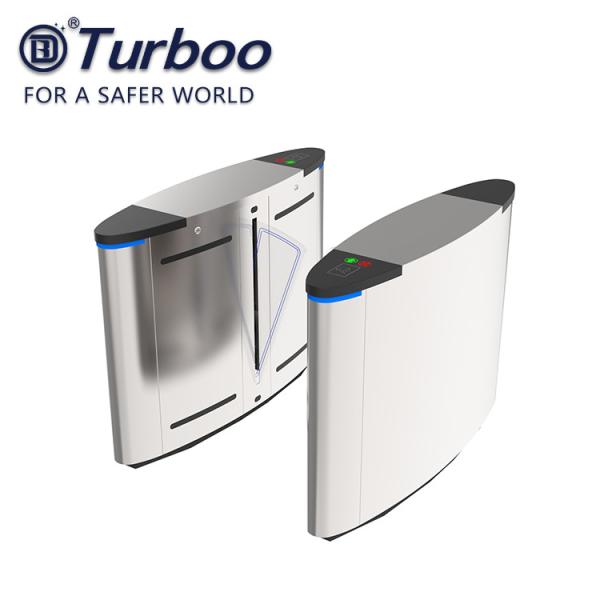 Automatic system security flap barrier gate with barcode reader function