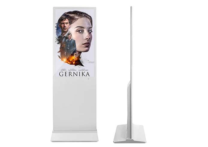 LCD Kiosk Signage Display Stands , Floor Standing Touch Screen Kiosk Android System