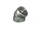 45 Degree Male Threaded Elbow , ASTM A182 F53 Steel Gas Pipe Fittings ASME B16