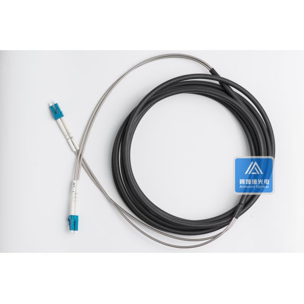 Armoured Fiber Optic Cable Multimode Duplex Cable Lszh Patch Cord BBU RRU