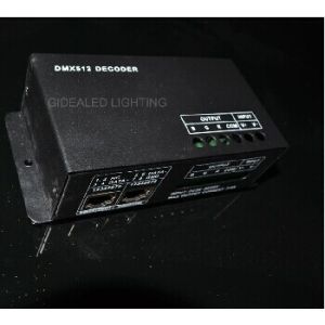 RGB Controller DMX512 Decoder，12V，3years Warranty time
