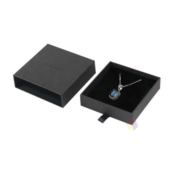 Custom Necklace And Bracelet Gift Box With Pull Out Sliding Drawer