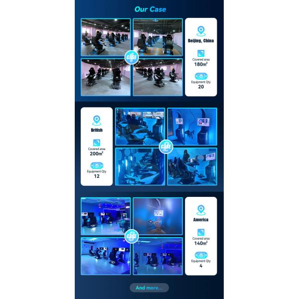 Amusement Part Virtual Reality Simulator 360 Degree Rotation Vr 9D Cinema Single Seat