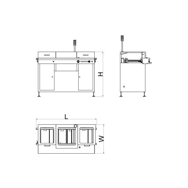 ESD Flat Belt PCB Conveyor AOI Rework Conveyor Controlled By Omron PLC