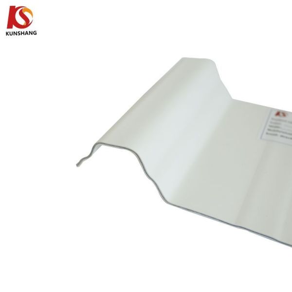4 Layer ASA Coating PVC Trapezoidal Roof Sheets White ASA Surface UPVC Roofing Sheet