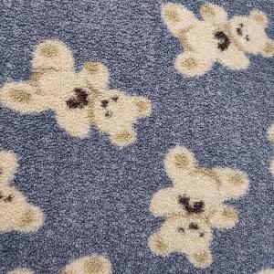 Quality Teddy Bear Sherpa Fleece Fabric 330 Gsm 100% Polyester Bear Printed for sale