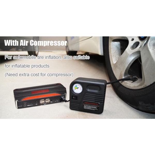 Multi Function 68800mAh 12v Jump Starter / Emergency Battery Booster