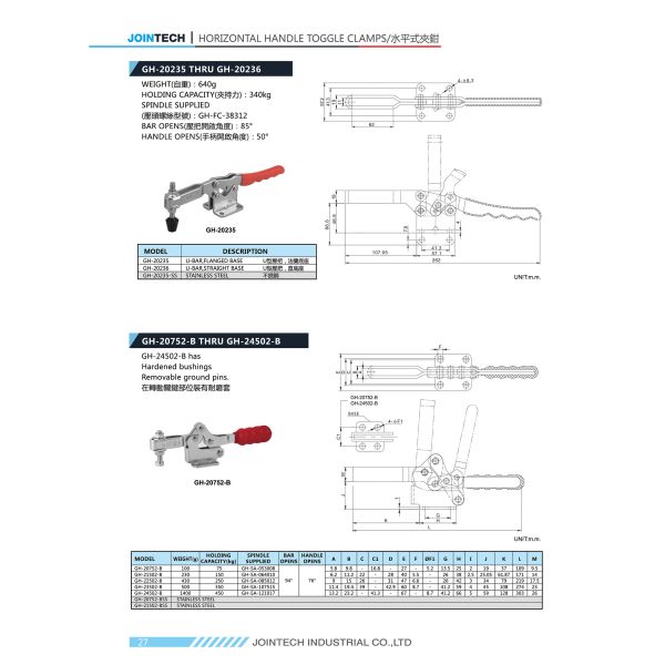 100g Hold Down Toggle Clamp