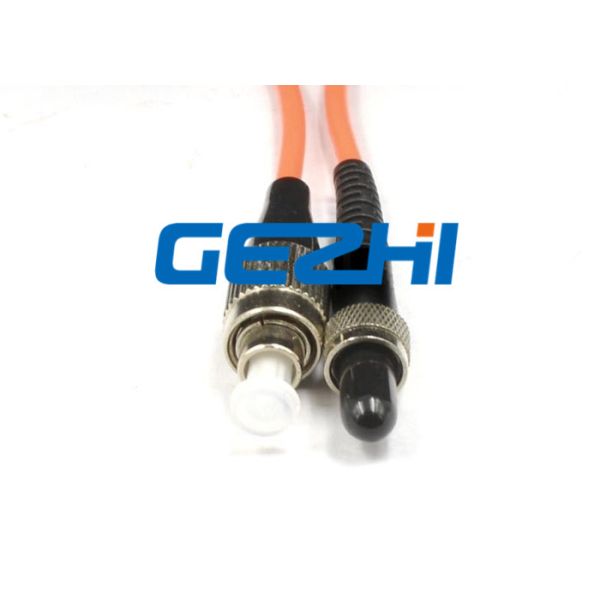 Multimode Patch Cord Accessories , Duplex Fiber Optic Jumper SMA905 ST / UPC