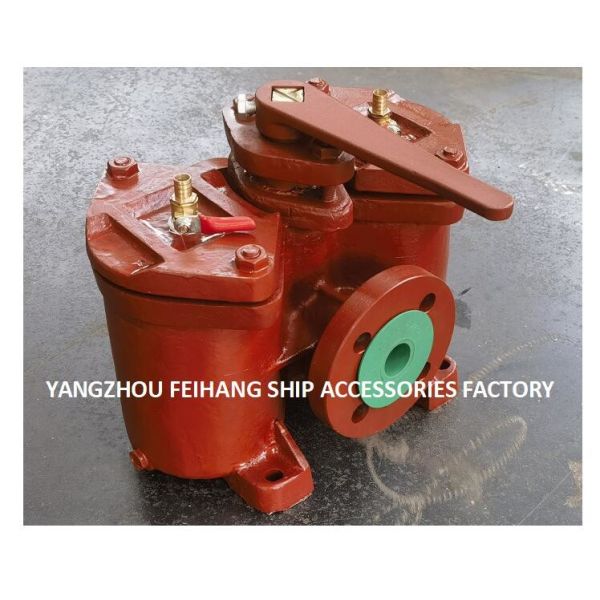 Technical Parameter Table For Duplex Oil Filter Double Oil Strainers Model AS32 Cb/T425-94 Body Cast Iron With Filter