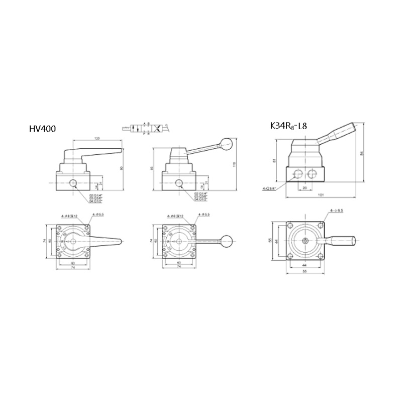 HV/K/4HV Hand Switch Valve
