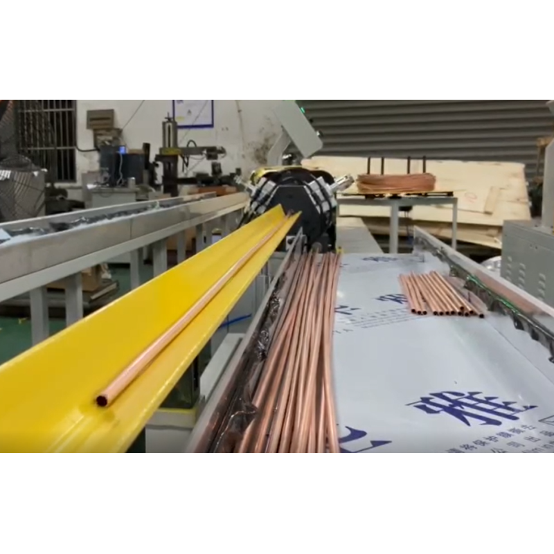 Tube Roller Straightening And Cutting Machine Pipe Alignment Machine For Condenser Tube