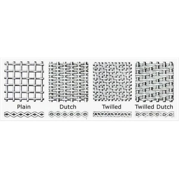 Plain / Twill Dutch Weave Stainless Steel Filter Wire Mesh With Mesh 50 - 3600