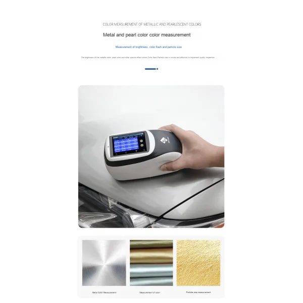 Portable Car Metallic Paint Colorimeter Multi-Angle Spectrophotometer MS3003 Three-Angle 25/45/110 Pearl Color Testing