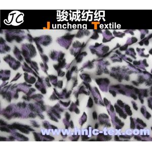 border print fabric leopard animal printed fabric velboa for sofa upholstery