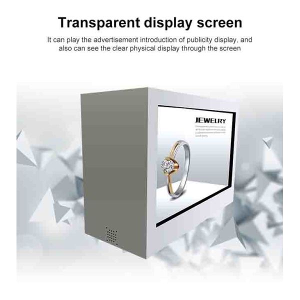 1920x1080 Transparent LCD Display See Through LCD Panel Rohs FCC Approval