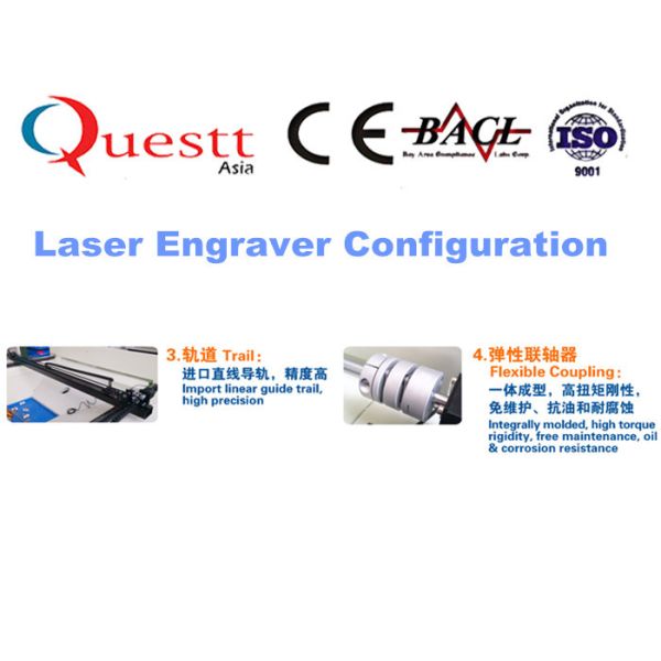 CNC CO2 laser engraving machine cutting for Plastic PP ABS PVC acrylic 130W