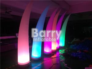 Quality LED Blow Up Pillar Lighting Decoration For Advertsing , Inflatable Light Tube Column for sale