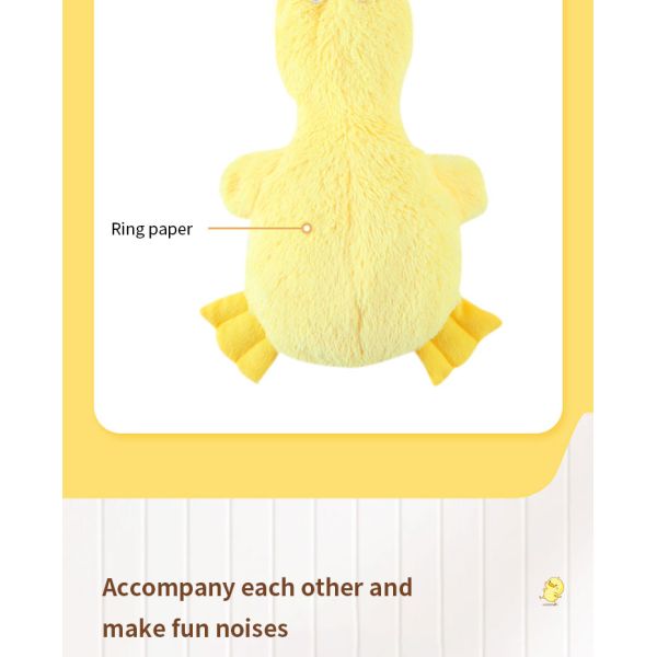 Duck Plush Dog Tooth High Durable Chengbei Cleaning Soft Squeaker Bite-Resistant