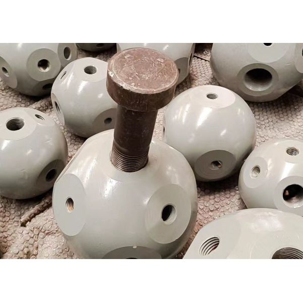 Q235 Galvanized Space Frame Node Accessories Check And Packing GB/T19001