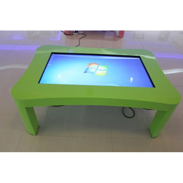 Stand 43 Inch LCD Interactive Smart Touch Screen Table With Embedded PC Win10 OS