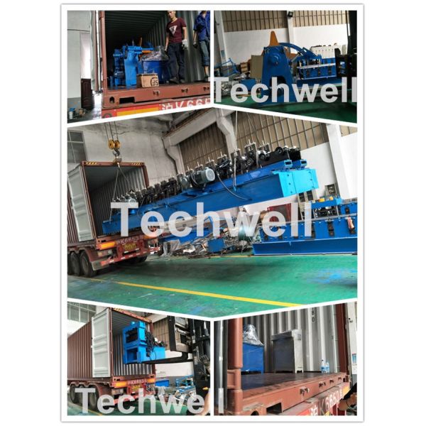 18 forming stations Auto Changeover Cable Tray Roll Forming Machine with PLC Electrical Control