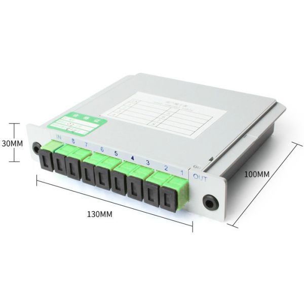 Factory Price FTTH 1x8 Fiber Optical Splitter Cassette Outdoor Terminal Box