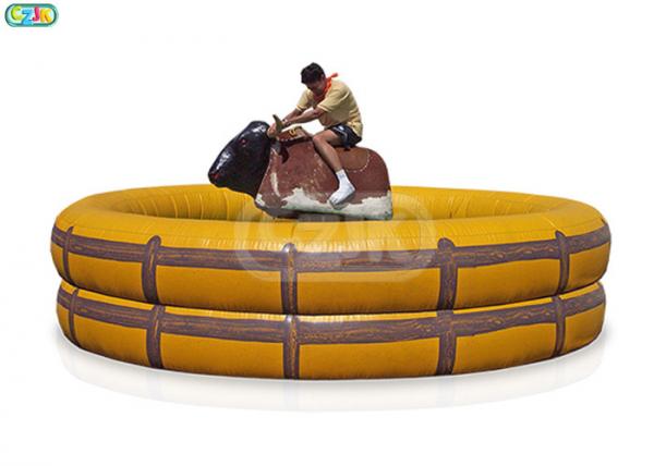 Buy Adult And Kids Giant Inflatable Outdoor Games Mechanical Bull Ride Game at wholesale prices
