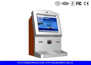 Quality Customized Stylish Wallmount Kiosk With Camera , Thermal Receipt Printer , Cash Acceptor for sale