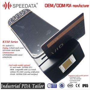 720P Mobile Intelligent Terminal CrossMatch Portable Fingerprint Scanner