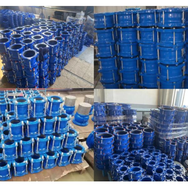 Ductile Cast Iron Dl Gibault Joints Universal Coupling For PVC Pipes