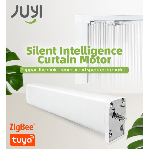 IP20 Automatic Curtain Opener Alexa Splicing Track Alexa Compatible Curtain Track