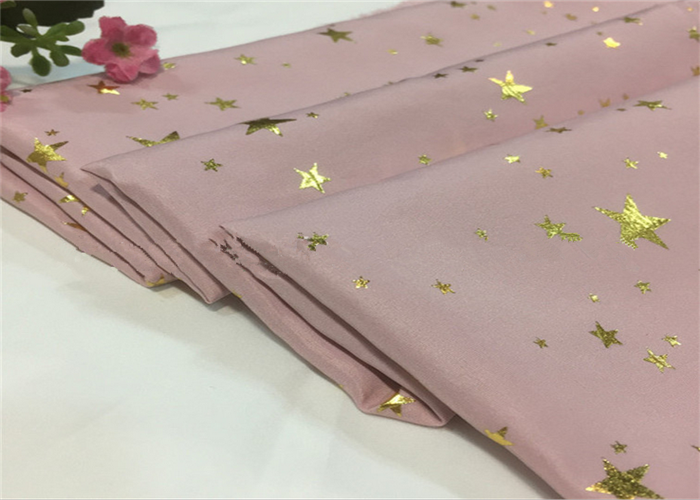 Foil Hot Stamping 100 Polyester Fabric Wear - Resisting For Fashion Garments