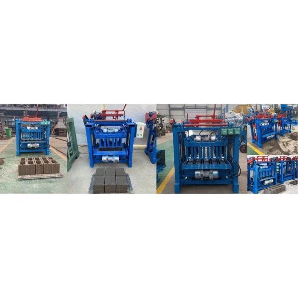 Customized Voltage Easy-Operation Semi-Automatic Paver Block Brick Making Machine
