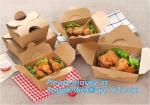Disposable Custom Printed Food Kraft Lunch Paper Box For Food,Cardboard Paper
