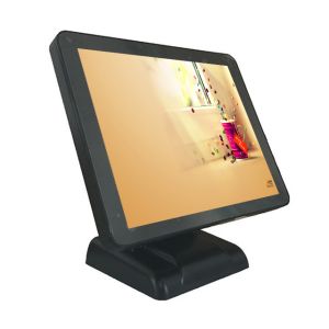 Black Color 17 Inch Point Of Sale Terminal Single Touch Screen With Plastic