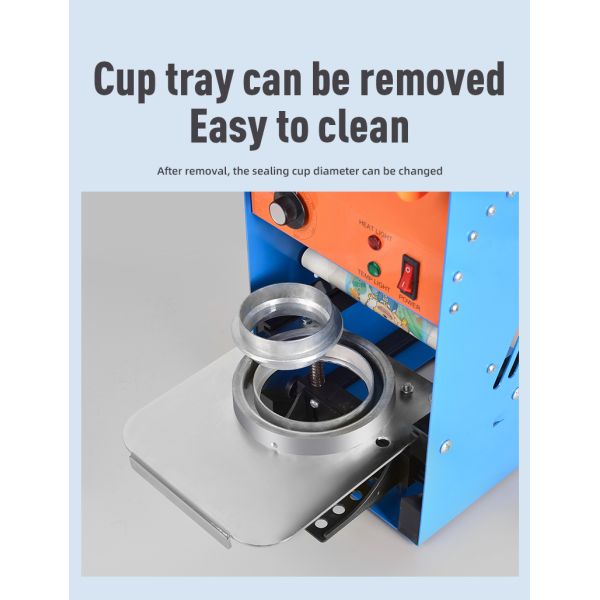 High Cost Performance Milk Tea Cup Sealer Machine with Adjustable Settings 8 KG Capacity