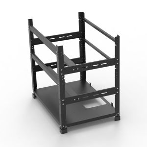 12GPU Server Case Open Air Frame Mining Miner Rig For ETH BTC LTC Crypto Coin