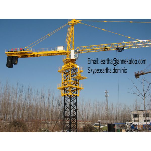 8t load 60m working range building tower crane