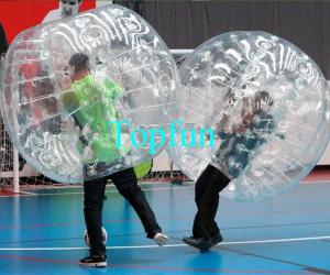 China Football Bouncer Play Inflatable Body Bumper Ball , Competitive Games Body Bumper Roll on sale