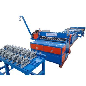 Quality Breed Aquatics 415V Welded Wire Mesh Machine Mechanical Push Down for sale
