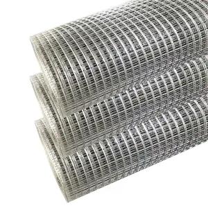 Quality Custom 2X2 Galvanized Welded Wire Mesh Roll with Electro Galvanized and 0.2-2m Width for sale