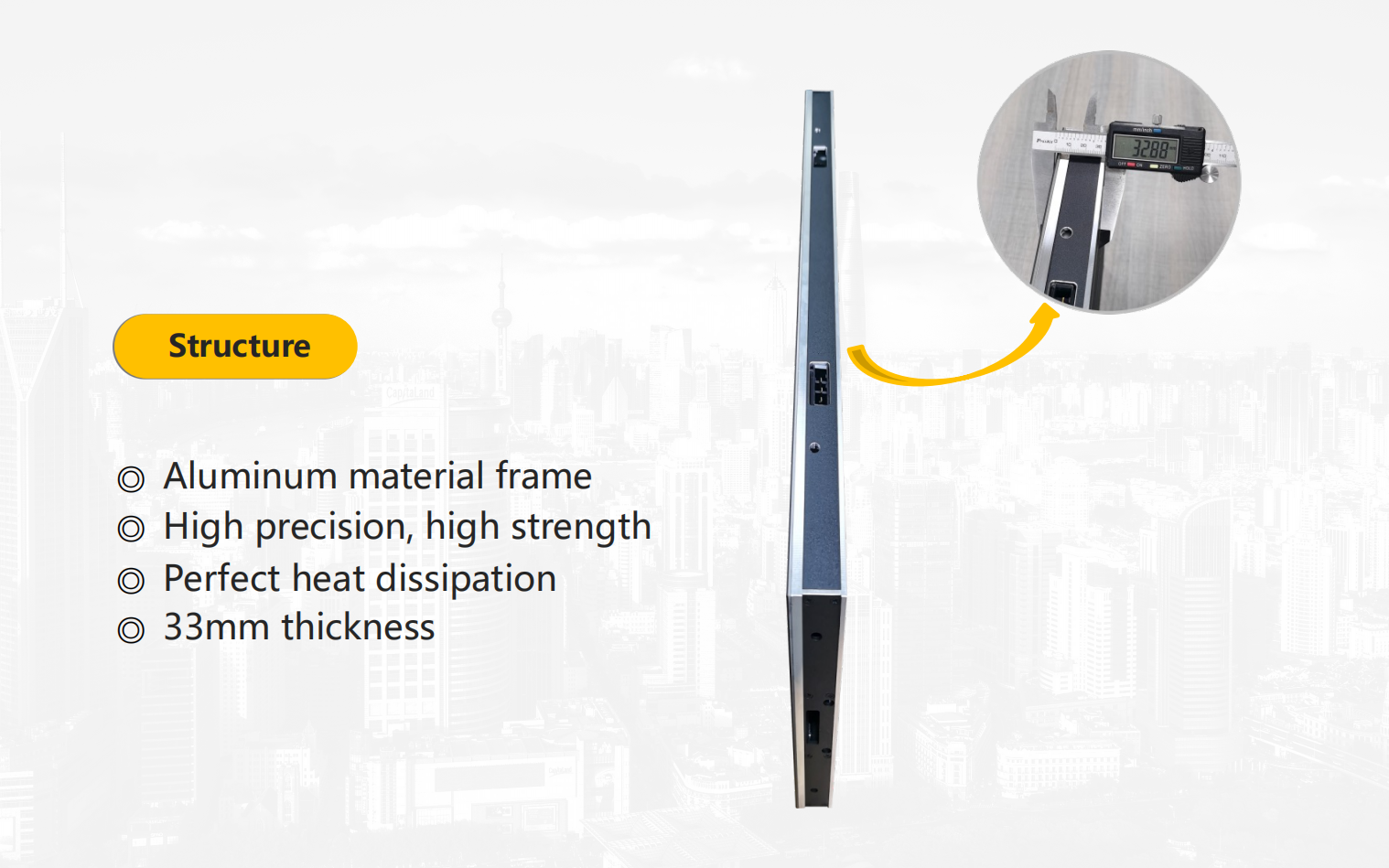 High Definition Indoor Fixed Display Screen Series P1.56/P1.95/P2.5/P2.604/P2.976/P3.91 1000X250