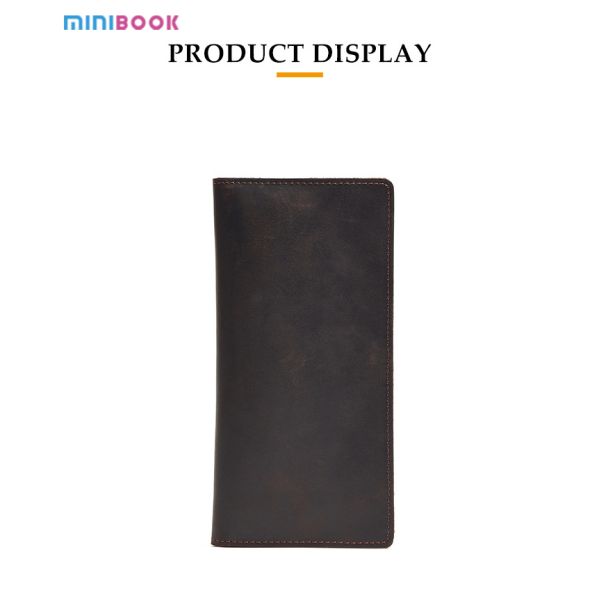 Custom Men's Genuine Leather Wallet with Multi-function Design OEM ODM Acceptable