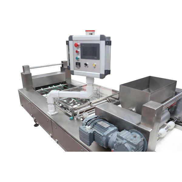 High Accuracy 150kg/H Enrobing Chocolate Wafer Making Machine