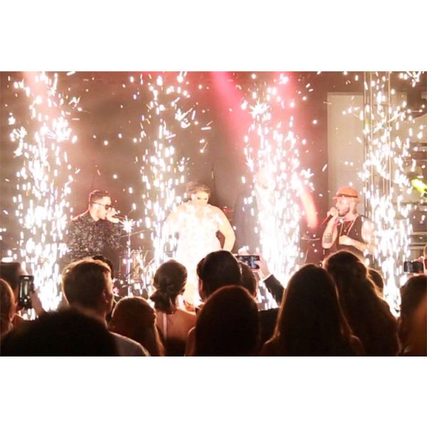 Live Dj Cold Spark Machine Concerts Stage Sparklers Machine Parties Festivals
