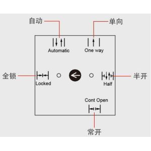 Automatic Door 5 position Key Switch