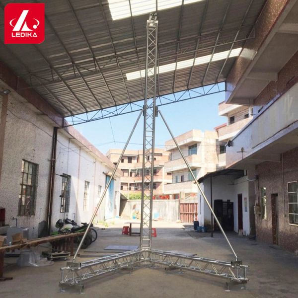 Latest Silver Line Array Speaker Truss , Flexible A Frame Lift Tower Truss