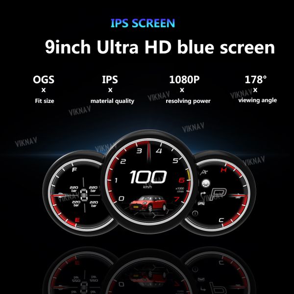 Viknav For BMW MINI F56 Instrument Digital Dashboard Panel Upgrade Speedometer LCD Smart Screen HD Cluster